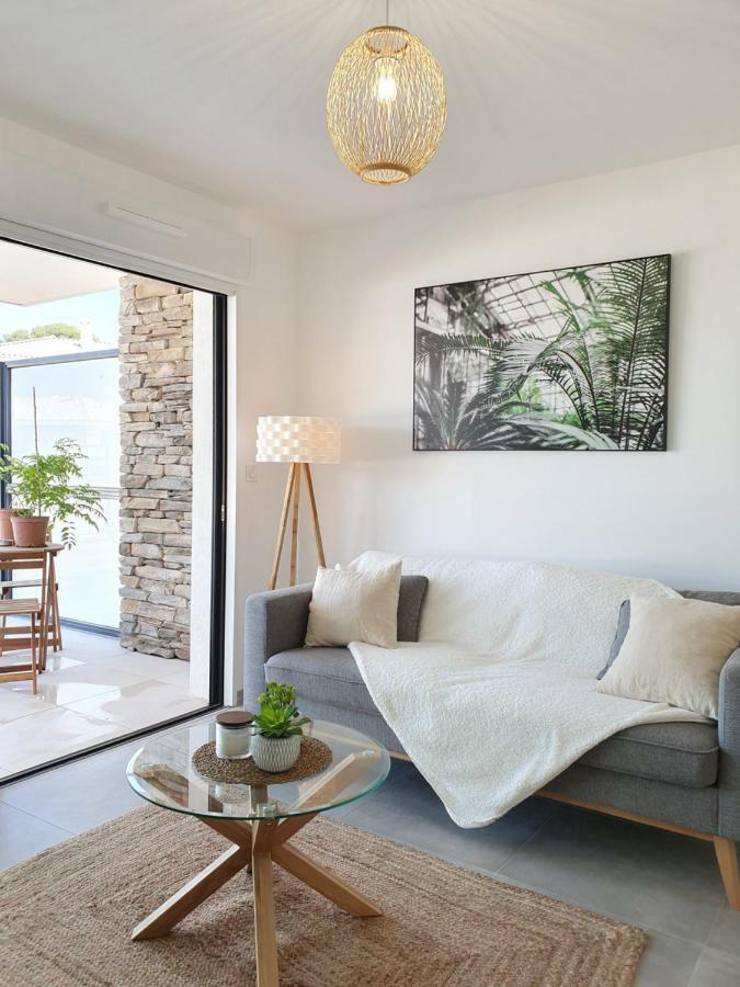 T2 Neuf Avec Jardin Et Terrasse - Proche Des Plages Saint-Cyr-sur-Mer Kültér fotó